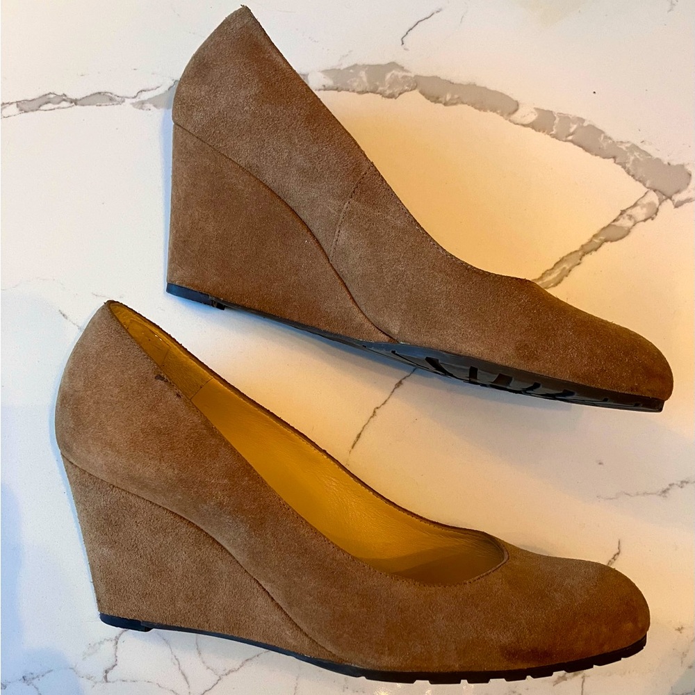 LK Bennett Suede Wedge Shoes